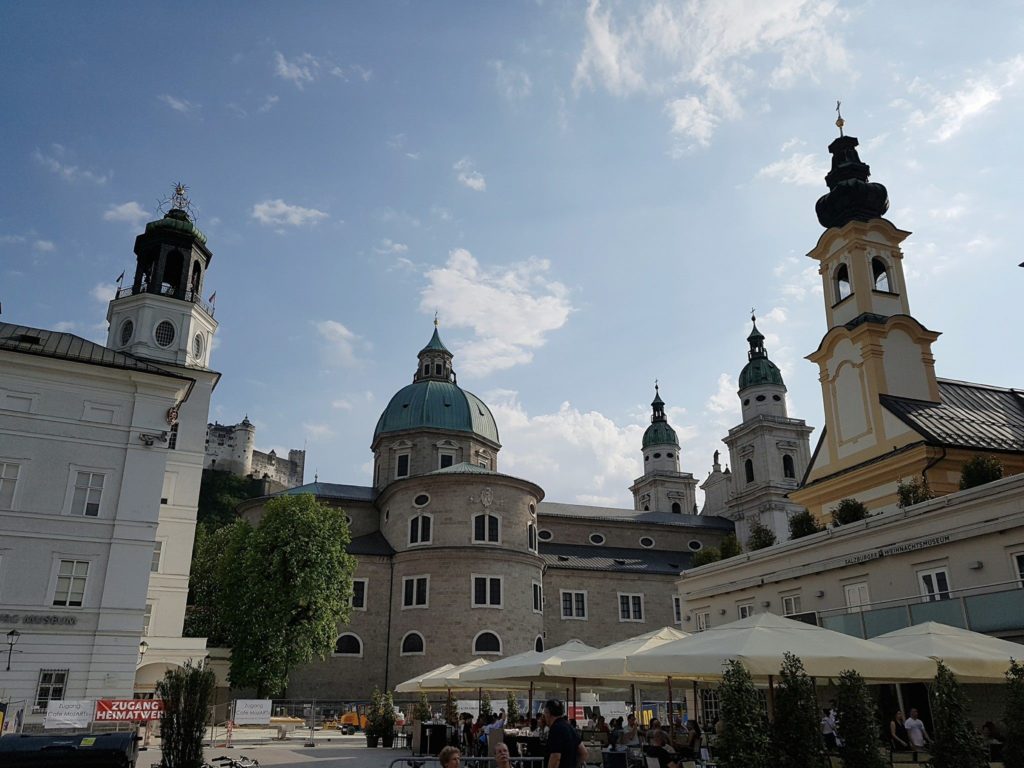 Mozartplein in Salzburg