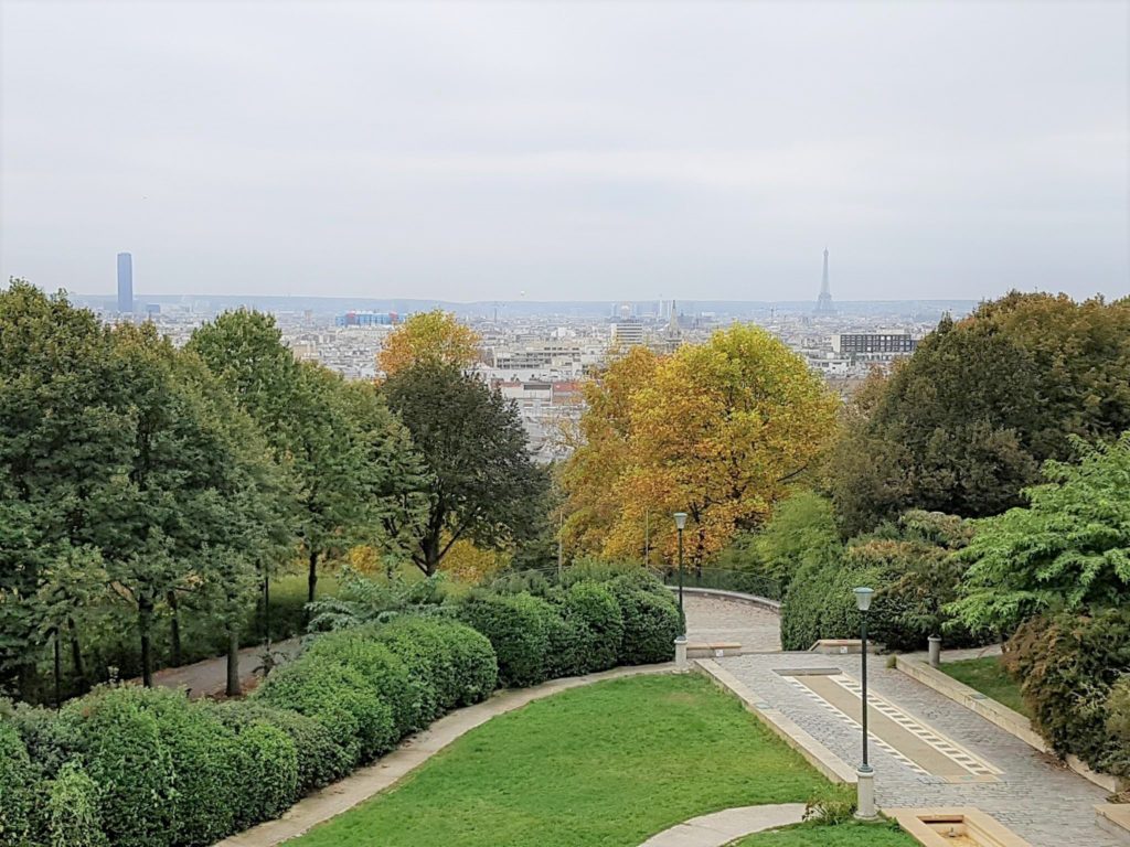 Wandelend door onbekend Parijs - Uitzicht vanaf Parc de Belville 