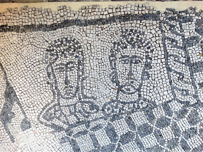 Mozaïek in het paleis van Theodoric in Ravenna