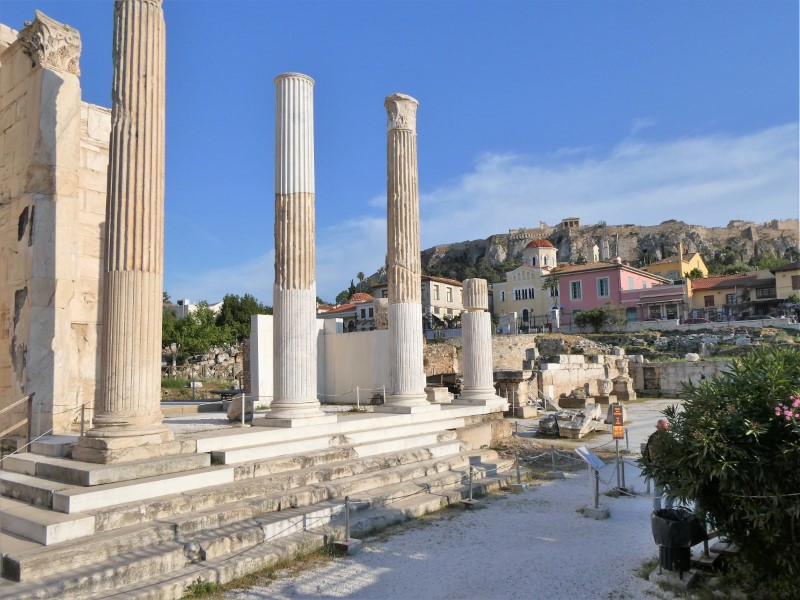 Opgraving van bibliotheek van Hadrianus - met skip the line Athene ticket