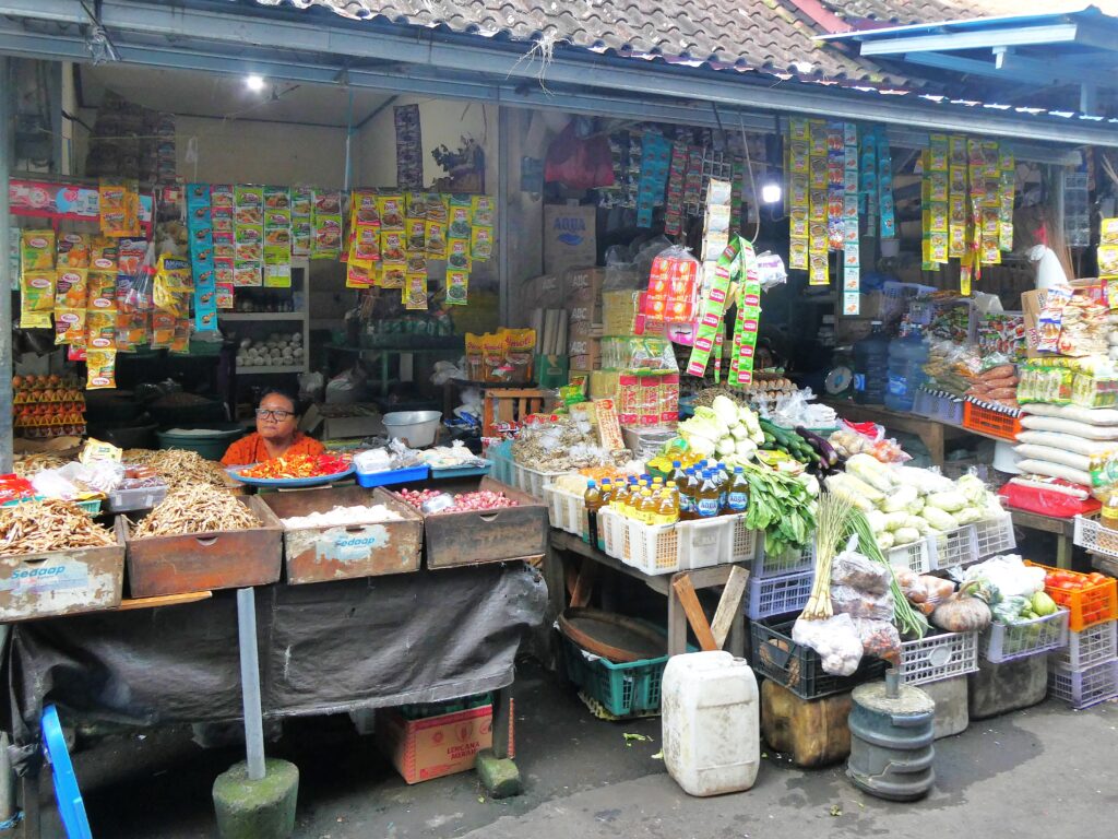Winkeltjes bij de markt