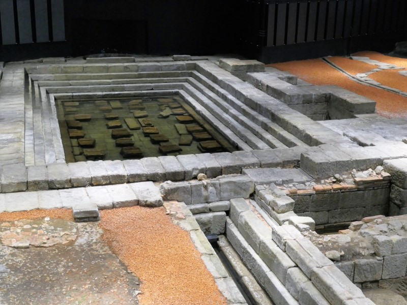 Thermaal bad in het Museo Termas Romanas 