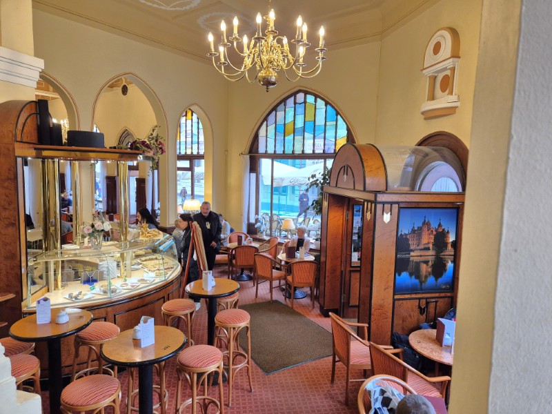 Interieur van Café Prag