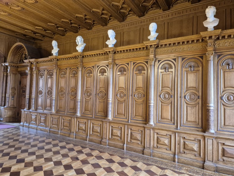 Houtsnijwerk in Schloss Schwerin